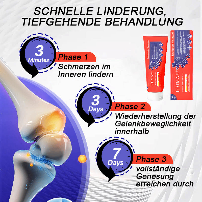 Offizieller Shop | LOTMAY® Kurkuma- & Emuöl Arthritis Beruhigendes Schmerz-Massagegel