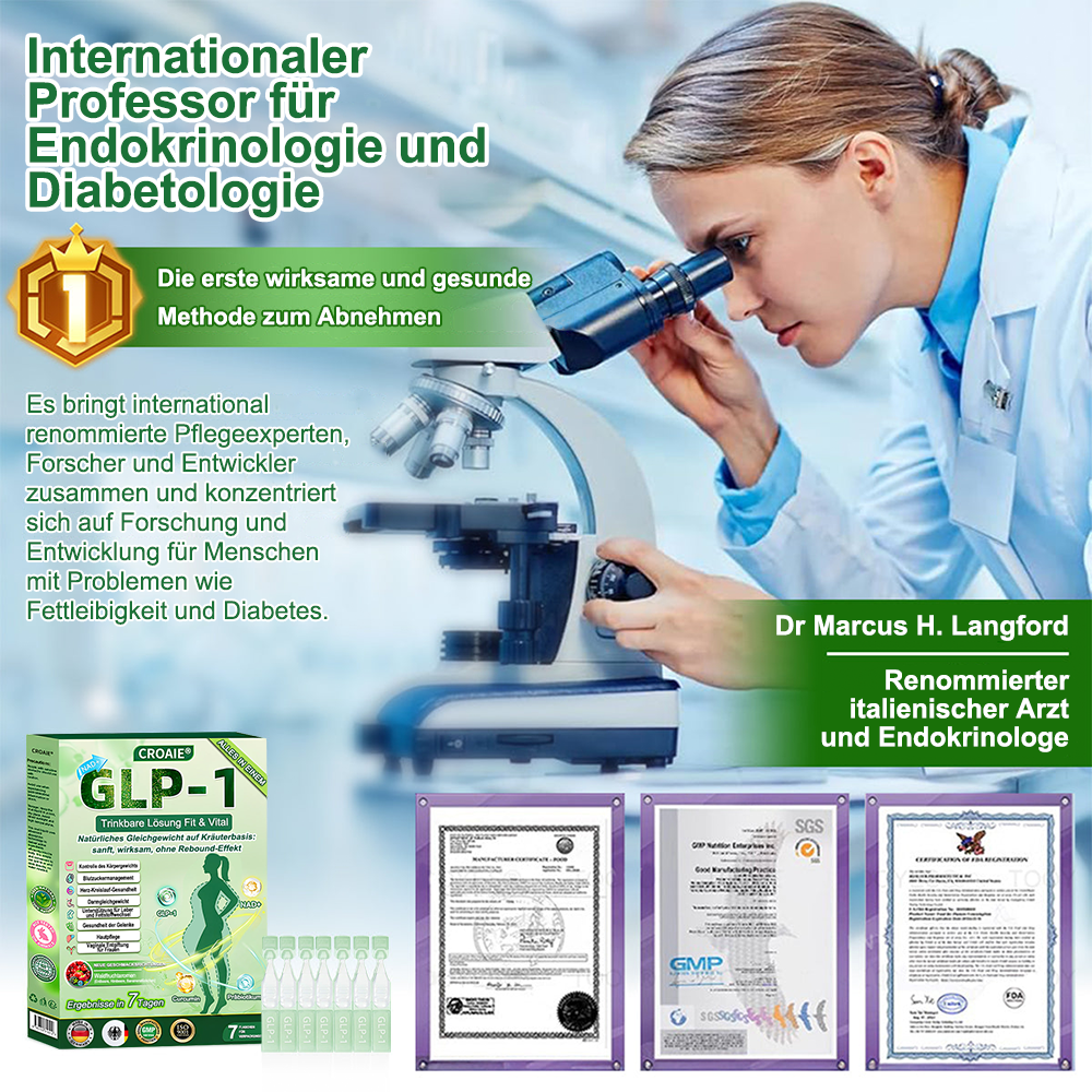 🇩🇪Online-Shop🍀Croaie® NAD+ GLP-1 Fit & Vital Oral Lösung (⚡1× täglich) ✅ Geeignet für Fettleibigkeit, Herz-Kreislauf-Gesundheit, Diabetes, Schlafapnoe, Darmgesundheit, Gelenkprobleme und weitere gesundheitliche Bedürfnisse