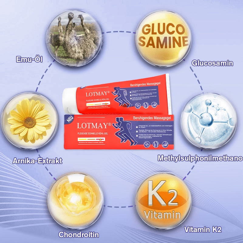 Offizieller Shop | LOTMAY® Kurkuma- & Emuöl Arthritis Beruhigendes Schmerz-Massagegel