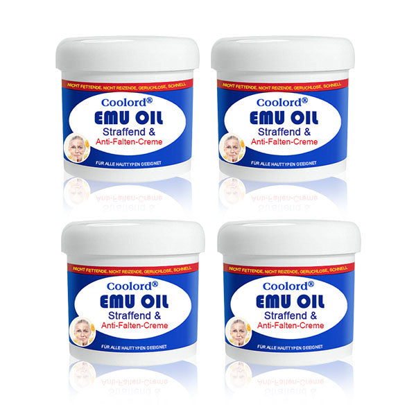 Coolord® Emu Öl Straffend & Anti-Falten Creme🔥Letzter Tag 80% Rabatt 👩 BfArM Zertifiziert – Klinisch Bewährte Festigung, Straffung & Beruhigende Reparatur 🌿