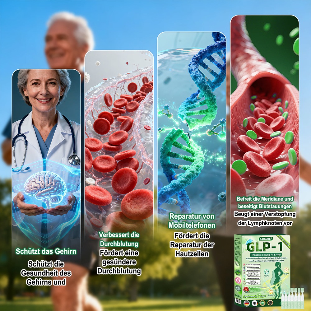 🇩🇪Online-Shop🍀Croaie® NAD+ GLP-1 Fit & Vital Oral Lösung (⚡1× täglich) ✅ Geeignet für Fettleibigkeit, Herz-Kreislauf-Gesundheit, Diabetes, Schlafapnoe, Darmgesundheit, Gelenkprobleme und weitere gesundheitliche Bedürfnisse