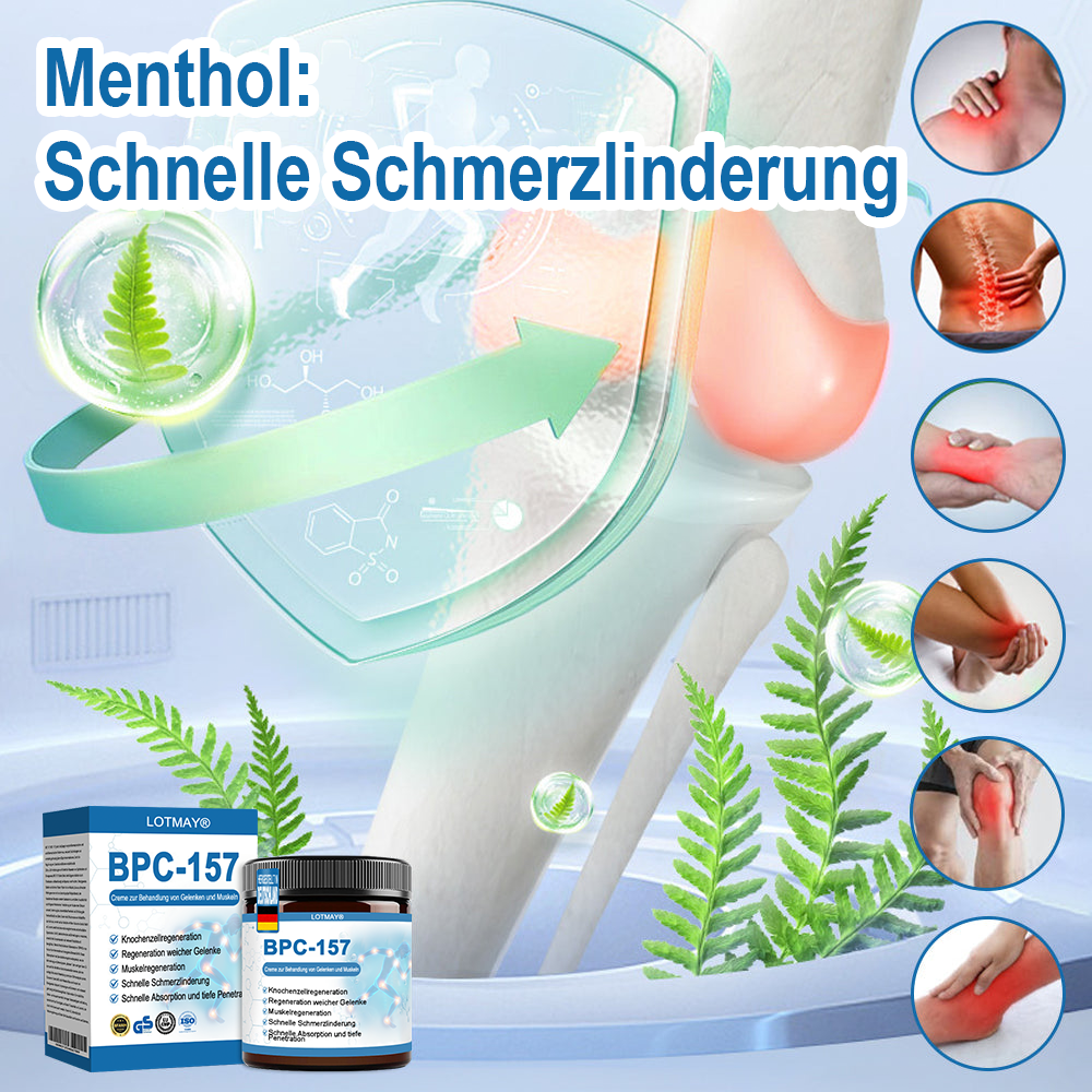 🇩🇪 LOTMAY® BPC-157 💙Creme zur Behandlung von Gelenken und Muskeln 🦴 Behandelt Arthritis, Neuropathie, Rheuma, Sportverletzungen & mehr 🌹
