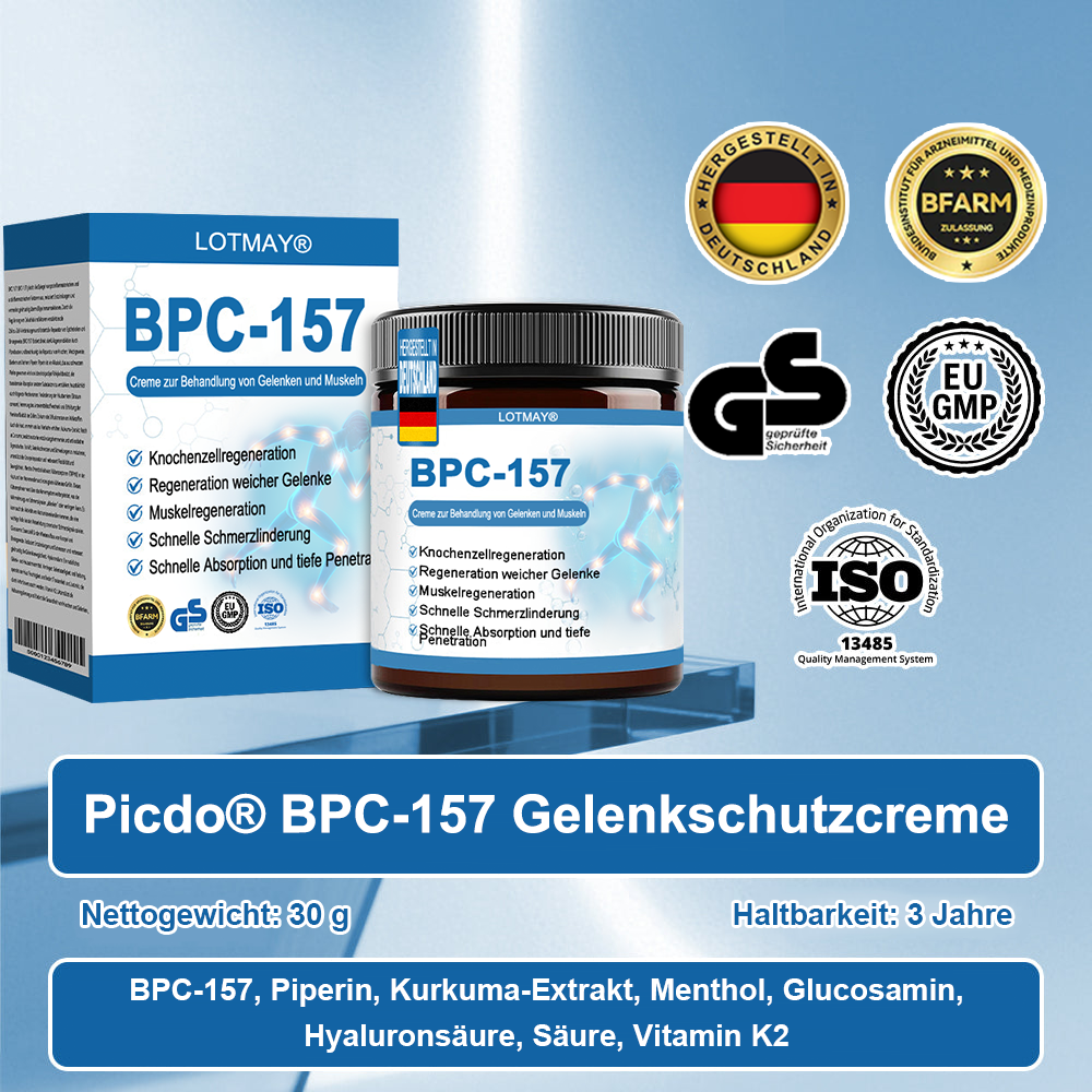 🇩🇪 LOTMAY® BPC-157 💙Creme zur Behandlung von Gelenken und Muskeln 🦴 Behandelt Arthritis, Neuropathie, Rheuma, Sportverletzungen & mehr 🌹