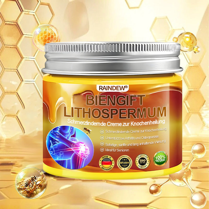 RAINDEW®🔥 BIENGIFT-LITHOSPERMUM Schmerzlindemde Creme zur Knochenheilung👑👑 (Speziell für ältere Erwachsene)