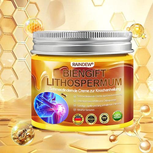 RAINDEW®🔥 BIENGIFT-LITHOSPERMUM Schmerzlindemde Creme zur Knochenheilung👑👑 (Speziell für ältere Erwachsene)