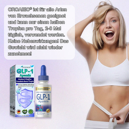 Raindew® GLP-1 Apamin Schlankheits- & Detox-Gesundheitstropfen 💎 (Lebensmitteltauglicher Fettverbrenner – Entwickelt von der Adipositas-Gesellschaft) 💎