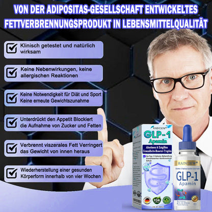 Raindew® GLP-1 Apamin Schlankheits- & Detox-Gesundheitstropfen 💎 (Lebensmitteltauglicher Fettverbrenner – Entwickelt von der Adipositas-Gesellschaft) 💎
