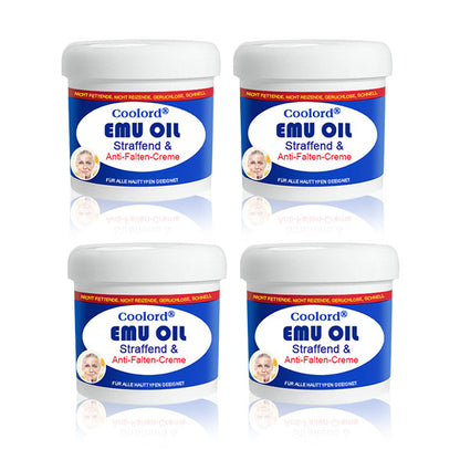 Coolord® Emu Öl Straffend & Anti-Falten Creme🔥Letzter Tag 80% Rabatt 👩 BfArM Zertifiziert – Klinisch Bewährte Festigung, Straffung & Beruhigende Reparatur 🌿