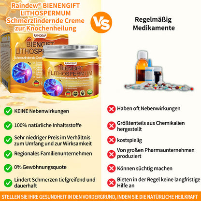 Raindew® BIENGIFT LITHOSPERMUM Schmezindeme Creme zurKnochenhelung ✨LETZTER TAG 80 % RABATT