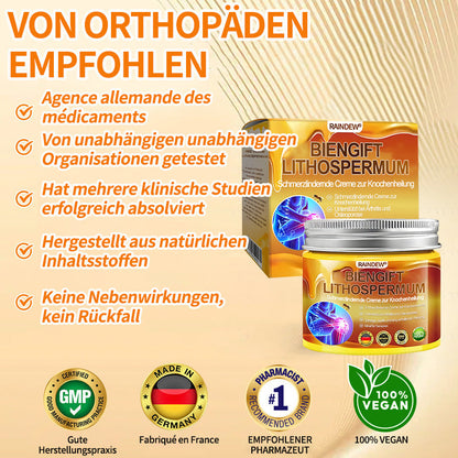 Raindew® BIENGIFT LITHOSPERMUM Schmezindeme Creme zurKnochenhelung ✨LETZTER TAG 80 % RABATT