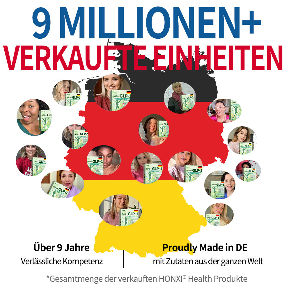 Offiziell autorisierte Exklusivausgabe | Honxi® NAD+ GLP-1 Oral Liquid für Gewichtszunahme & metabolische Gesundheit  ✅ Für Fettleibigkeit, kardiovaskuläre Gesundheit, Diabetes, Schlafapnoe, Gelenkprobleme und mehr.