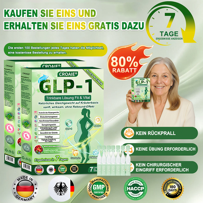 🇩🇪Online-Shop🍀Croaie® NAD+ GLP-1 Fit & Vital Oral Lösung (⚡1× täglich) ✅ Geeignet für Fettleibigkeit, Herz-Kreislauf-Gesundheit, Diabetes, Schlafapnoe, Darmgesundheit, Gelenkprobleme und weitere gesundheitliche Bedürfnisse
