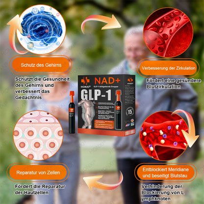 🔥 Letzter Platz verfügbar! ⚡ Sichere dir 30 % RABATT – nur für kurze Zeit! HONXI® NAD+ GLP-1 bildgebende Droppar – geeignet bei Fettleibigkeit, Diabetes und Herz-Kreislauf-Erkrankungen