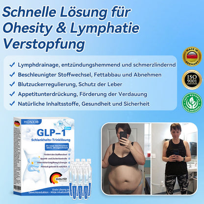 Honxi® GLP-1 Max Schlankheits-Trinklösung 🔥7 Tage sichtbare Wirkung, keine Nebenwirkungen, geeignet für alle Altersgruppen